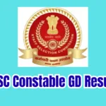 SSC Constable GD Result 2026 – 25487 Constable GD Merit List Released