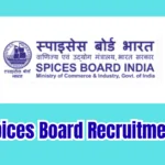 Spices Board Recruitment 2026 – 21 Trainee Posts, Apply Online