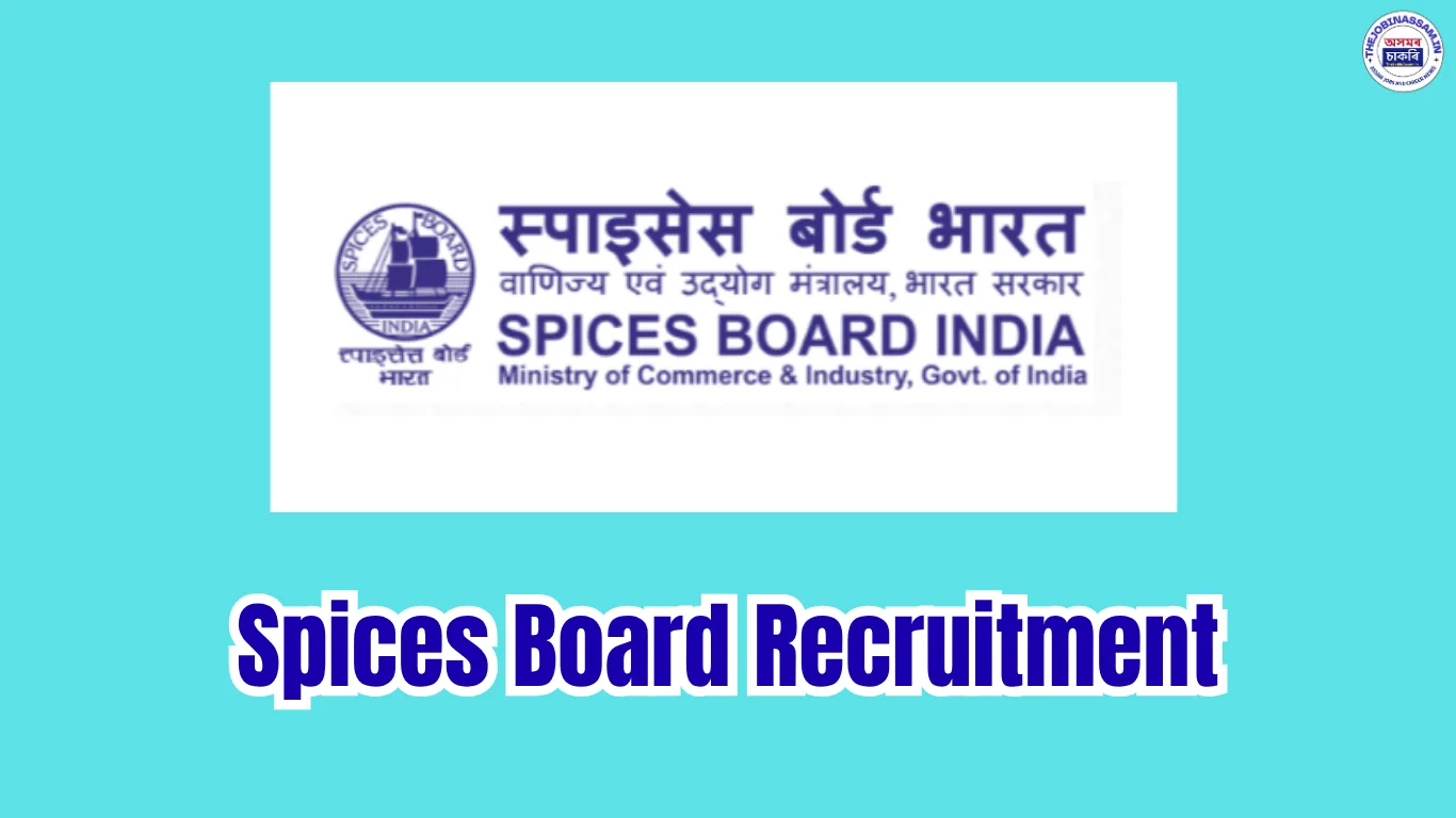 Spices Board Recruitment 2026 – 21 Trainee Posts, Apply Online